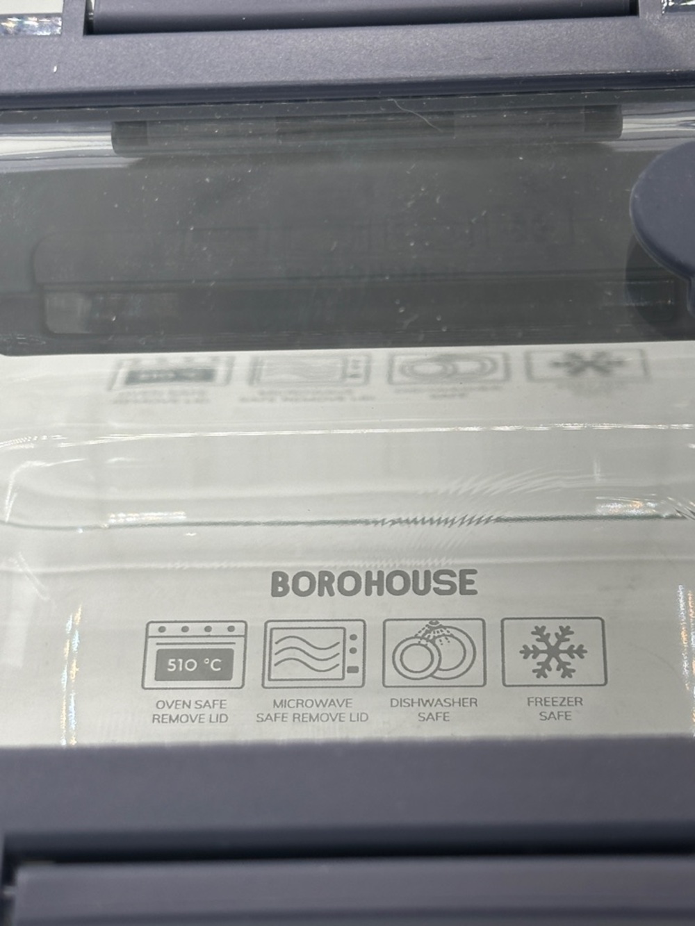 Two-piece snap-close glass food storage containers - Picture 3 of 4